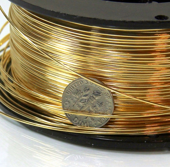 Brass Wire HALF ROUND 18 Gauge Dead Soft Solid Etsy