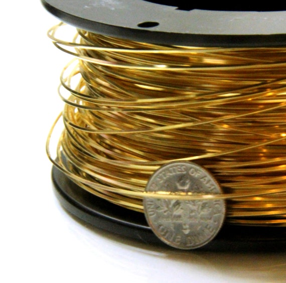 Gold Filled Round Wire 21 gauge Half Hard 5 ft 0.72mm