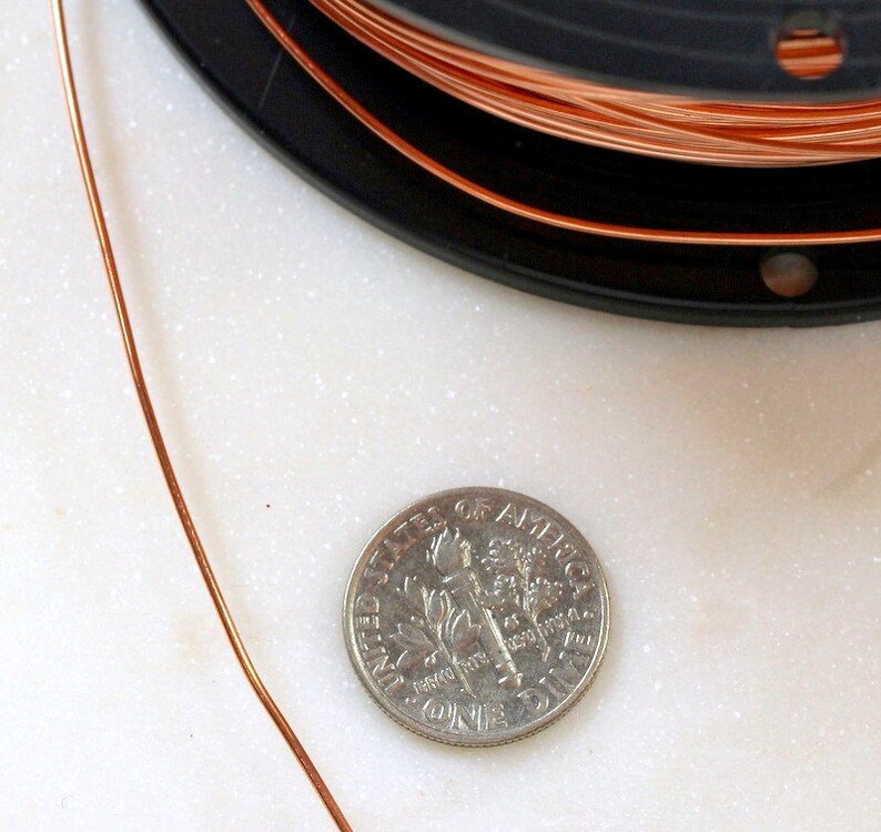 Copper Wire 20 Gauge Round Dead Soft Solid Copper Jewelry Etsy