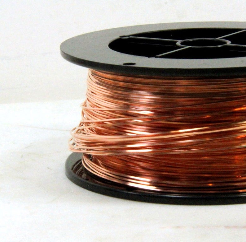 Copper Wire, SQUARE, 22 Gauge, Dead Soft, Solid Copper, Jewelry Quality Copper Wire, Jewelry Wire Wrapping, Sold in 20 Ft.Increments, 007 image 5