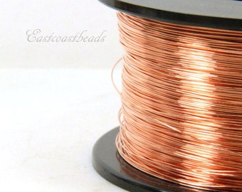 Copper Wire, 26 Gauge, Round, Dead Soft, Solid Copper, Jewelry Quality Copper Wire, Wire Wrapping, Sold in 50 Ft. Increments 006