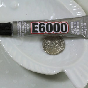 Lijm, E-6000, lijm met industriële sterkte, lijm, 0,18 fl. oz. Minitube, transparant, transparant, sieradenlijm, ambachtelijke lijm, 1 tube afbeelding 4