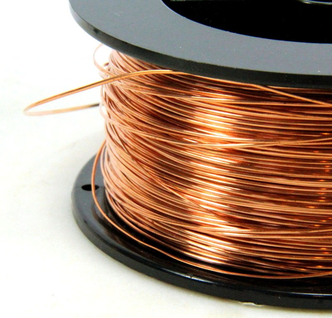 Copper Wire, 22 Gauge, Dead Soft, Round, Solid Copper, Jewelry Quality