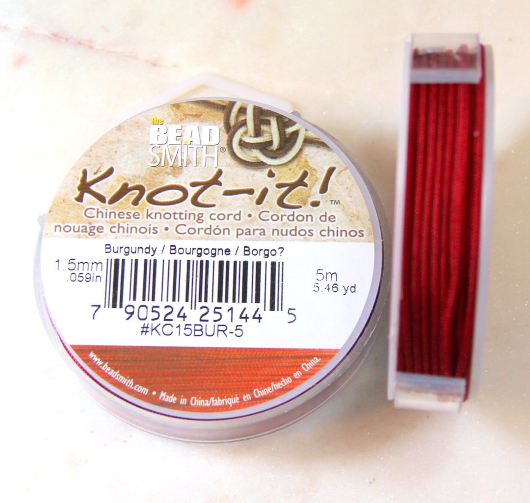 Knotit Chinese Knotting Cord by Beadsmith 1.5mm.031in Etsy