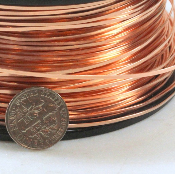 Copper Wire, 16 Gauge, HALF ROUND, Dead Soft, Solid Copper Wire, Jewelry  Quality Wire, Jewelry Wire Wrapping, Sold in 20 Ft. Increments, 023 