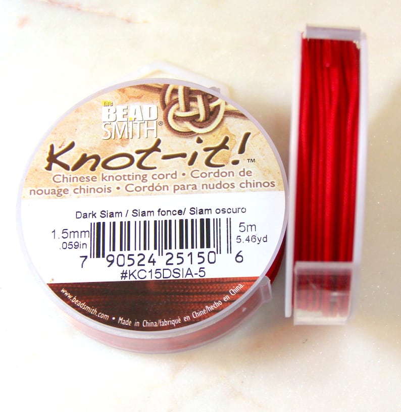 Knotit Chinese Knotting Cord by Beadsmith 1.5mm.031in Etsy