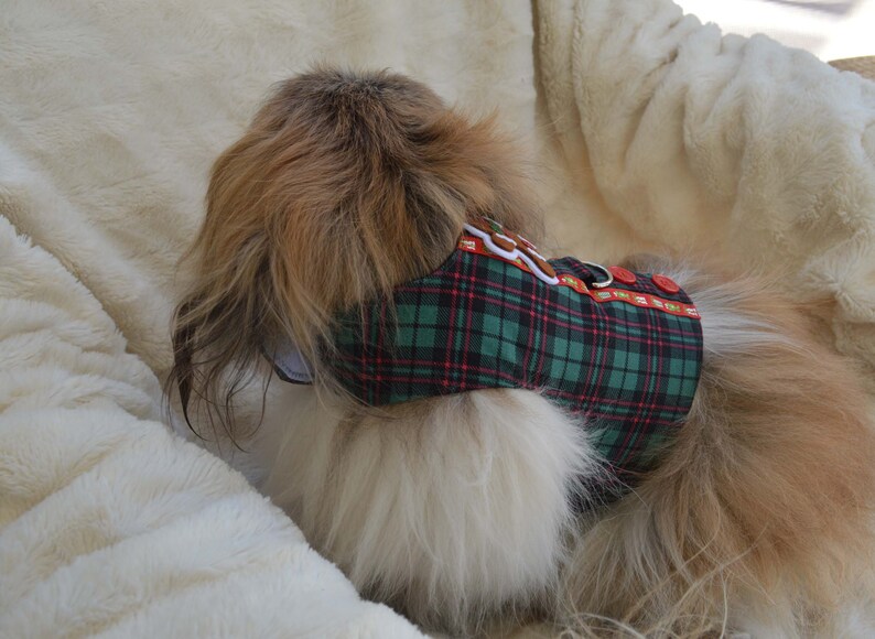 Adorable Christmas Holiday Dog Harness Vest Holly and Etsy