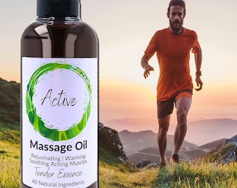Rosemary Eucalyptus Muscle Rub Massage Oil – Natural Aromatherapy Blend