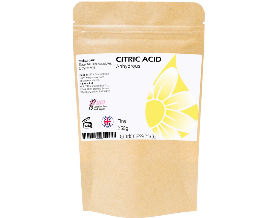 Citric Acid anhydrous 250g 500g 1kg Bags Natural Etsy