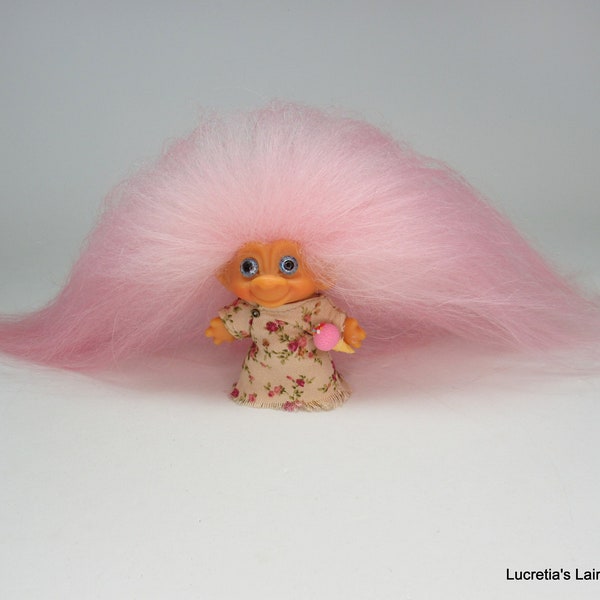 Vintage UK Dam Reg. Des. Troll Doll "Bitsie"  OOAK