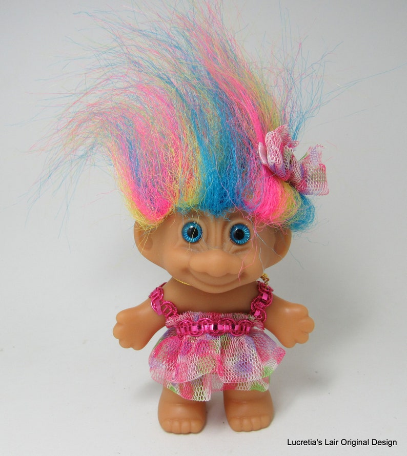 trolls rainbow hair