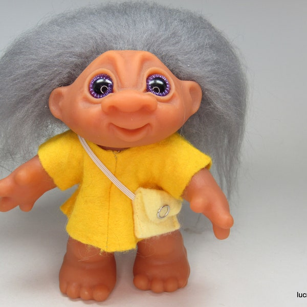 Vintage Dam Lingenberry Troll Doll ~"Barrie" ~ Fully Restored