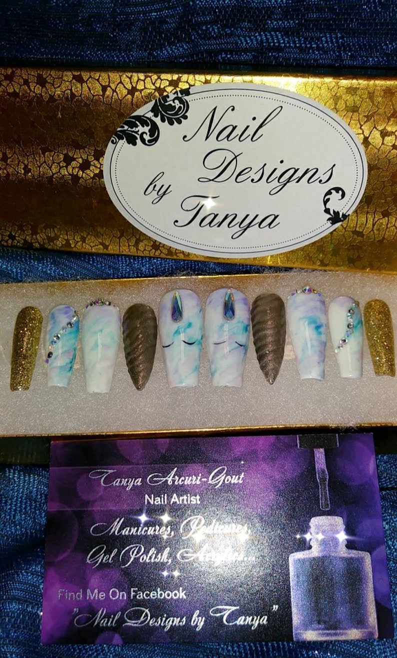 Unicorn Dreams  Professionally made Nail Designs by Tanya image 4