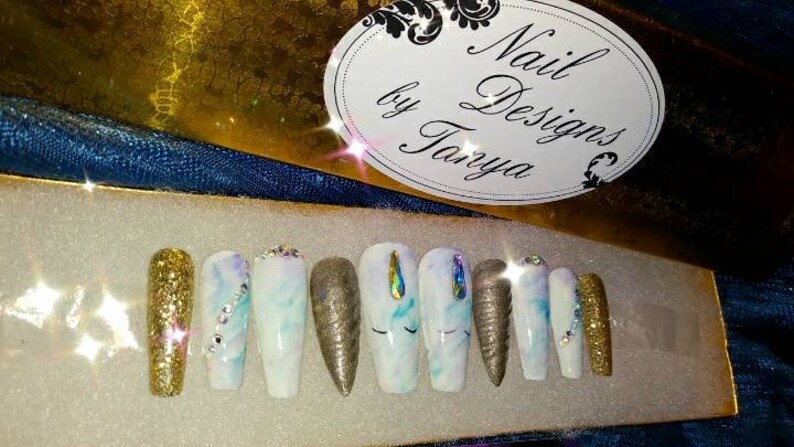 Unicorn Dreams  Professionally made Nail Designs by Tanya image 0
