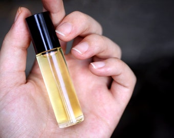 Pure | Frankincense & Lemonbalm Cuticle + Nail Oil, 10mL Roll-on; Nourish Cuticles, Repair Cuts/Cracks, Strengthen Nails, Great Scent