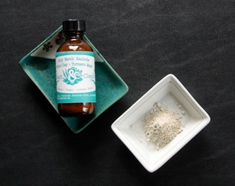 Maschera all'argilla e curcuma e neroli: miscela di caolino illuminante, 2 oz
