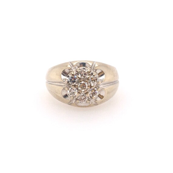 Diamond Ring Vintage Unisex