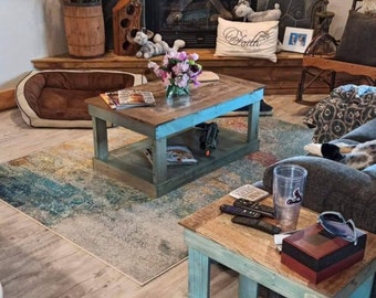 Rustic Reclaimed Wood Coffee Table