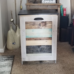 Wooden Trash Can Cabinet Tiltout