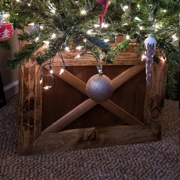 Christmas Tree Box Skirt Etsy