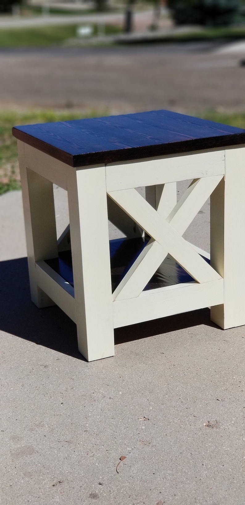 Chunky Farmhouse End Table Etsy