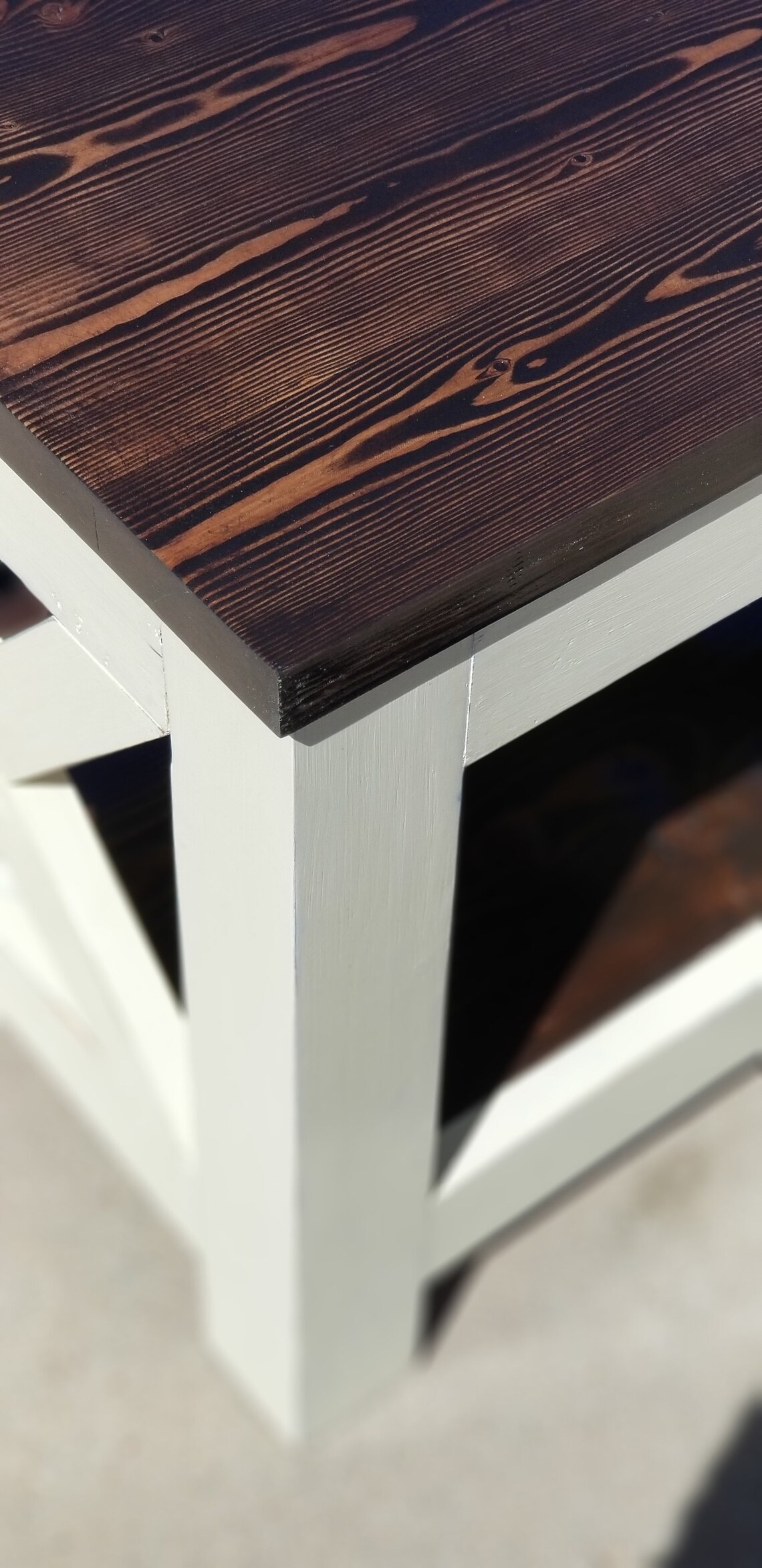 Chunky Farmhouse End Table Etsy