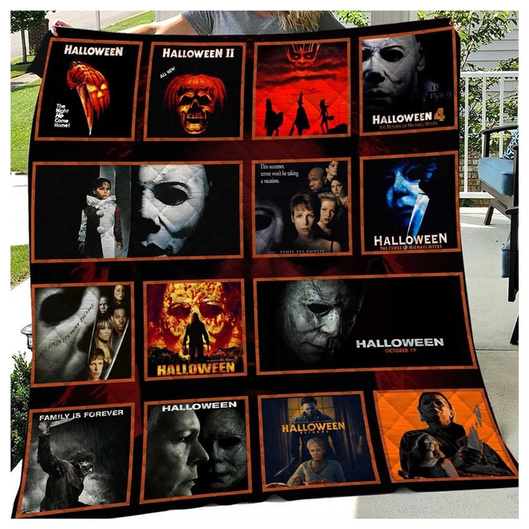 Horror Characters Friends Fleece Blanket Horror Movie Fleece Etsy