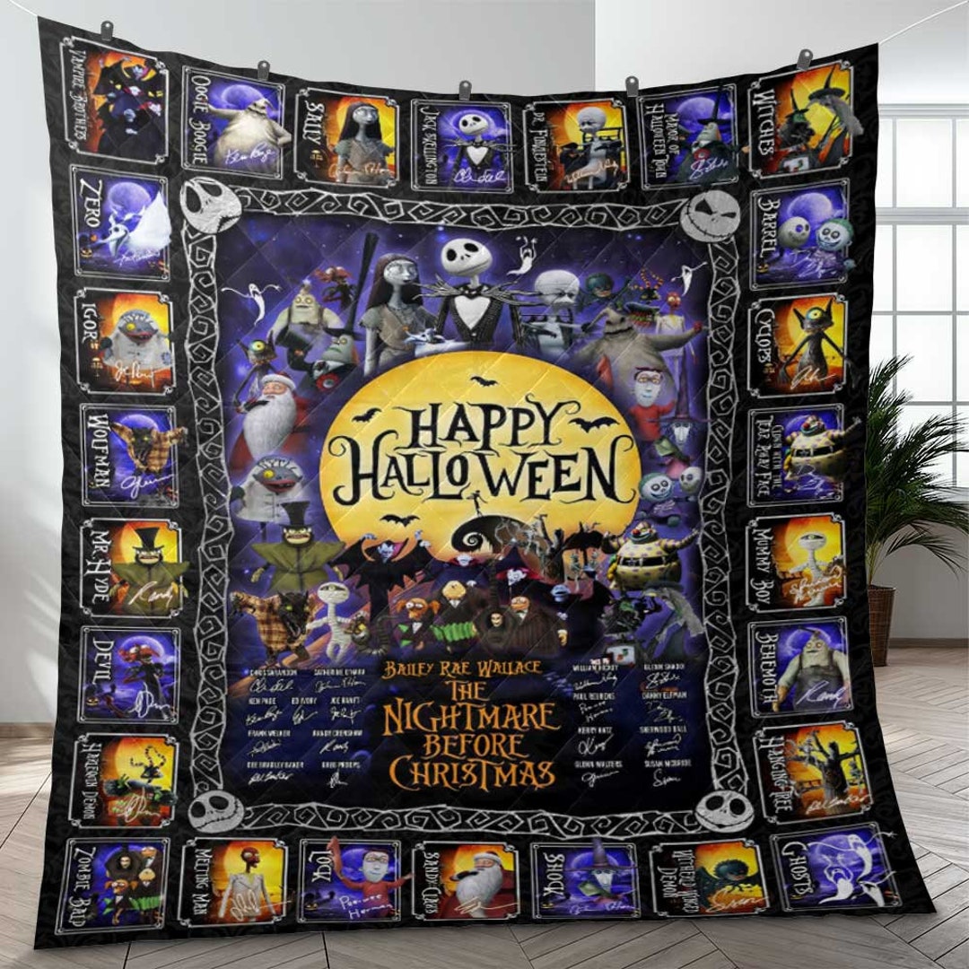 The Nightmare Before Christmas Blanket Mink Blanket, Jack Skellington N