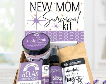 New Mom Spa Gift Set – Postpartum Self-Care Package