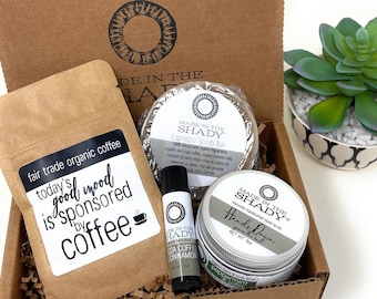 Coffee Care Package | Useful Gift | Dad Gift | Small Gift | Gift for Guys | Under 20 | Self Care Kit Mini | New Employee Gift | Care Package