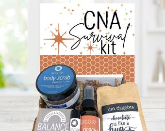 CNA Appreciation Survival Kit | Certified Nurse Assistant Graduate Gift Box for Nursing Professional