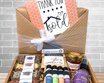 Realtor Closing Gift Box: Handcrafted Soaps, Lip Balms & Tea