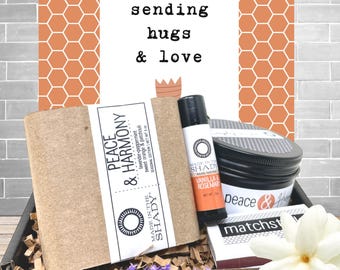 Comfort Gift Box | Lavender Soap, Vanilla Candle, Lip Balm