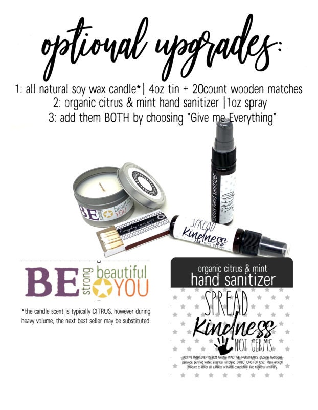 Mini Spa Gift Set Self Care Kit Care Package Friend Etsy