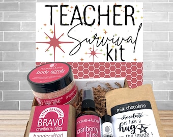 Teacher Appreciation Spa Gift Set | Natural Self-Care, Handmade in USA