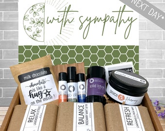 Sympathy Gift Basket: Deluxe Comfort Kit, Cruelty-Free & Plastic-Free