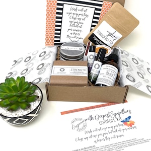 Grieving Friend Gift // Sorry for your Loss // Gift for Grieving Parents // Death of Parent Gift // Deepest Sympathy // Comfort Gift Box image 4