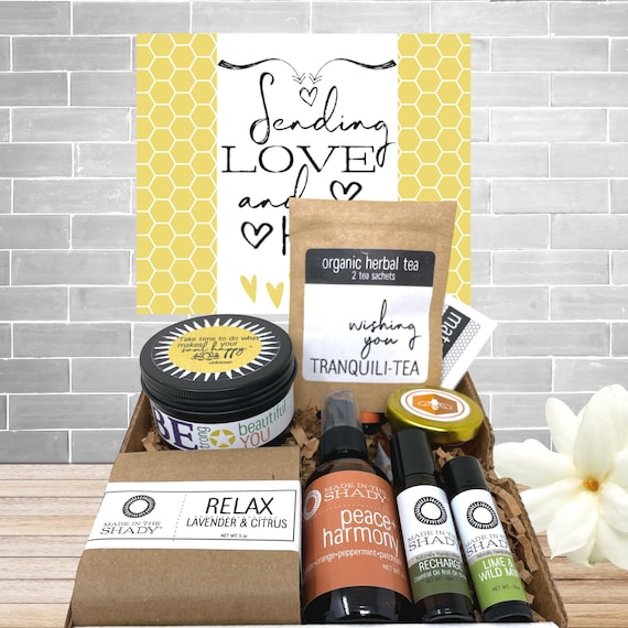 Handcrafted Comfort Care Package: Organic Soap, Tea & Aromatherapy