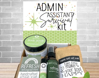 Administrative Assistant Gift Box: Handcrafted Spa Pamper Set