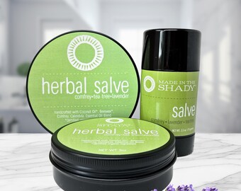 Comfrey Calendula Herbal Salve | Healing Salve |  Psoriasis Relief | Eczema Remedy