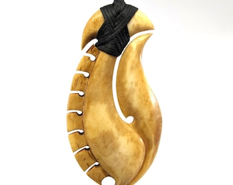 ニュージーランド マオリ ネックレス フィッシュフック