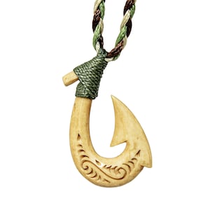 Hawaiian Whale Bone Fish Hook - Etsy