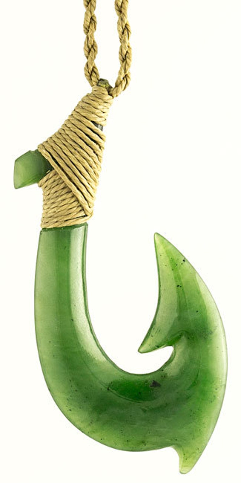 Pacific Island Maori Hawaiian Inspired Jade Fish Hook Etsy