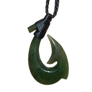 Hawaiian Jade Fish Hook - Etsy