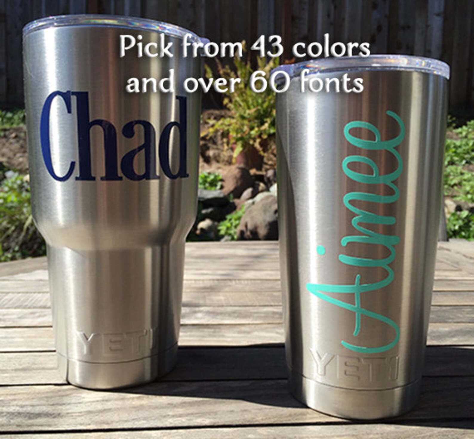 Custom Yeti Decal Yeti Tumbler Decal Yeti Cup Decal Yeti Etsy