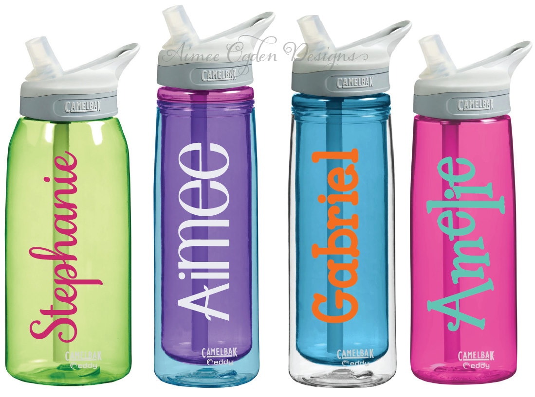 Name Decal for Tumbler Vinyl Decal Sticker Labels for School Name Sticker Decals for Water Bottles Waterproof Name Sticker for Laptop
