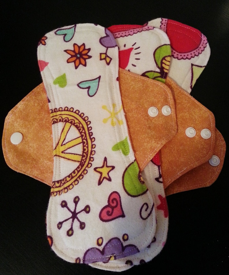 Reusable Cloth Menstrual and Incontinence Pad Pattern 3 Etsy