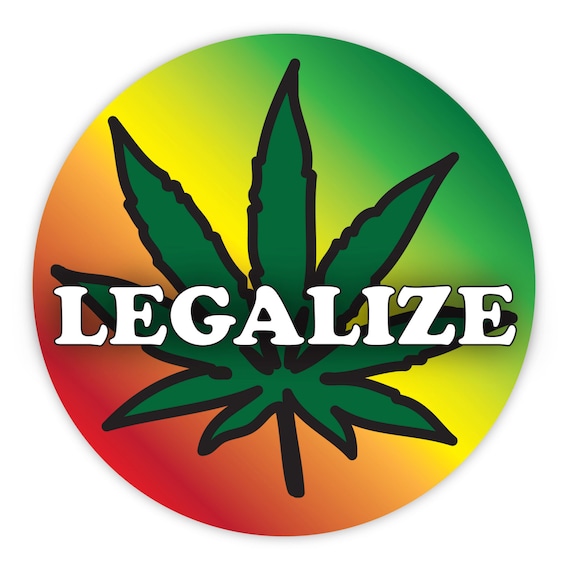 Medical Marijuana Vinyl Decal Legalize It Weed Sticker Pot Leaf S006