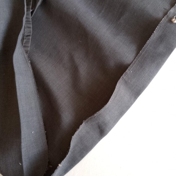 Vintage Mary Quant Basic Dark Gray Pocket Dress E… - image 10