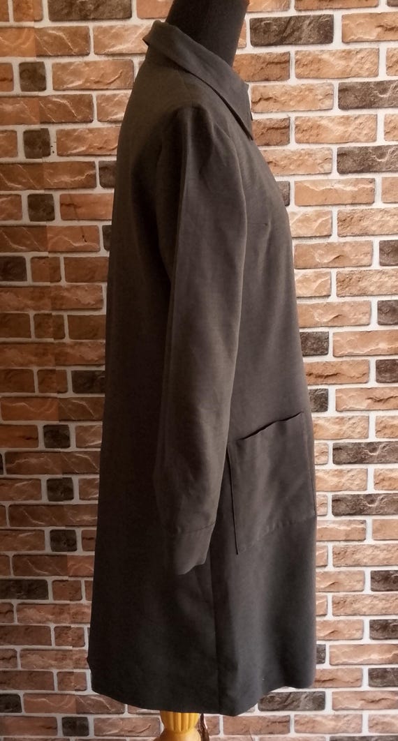 Vintage Mary Quant Basic Dark Gray Pocket Dress E… - image 7